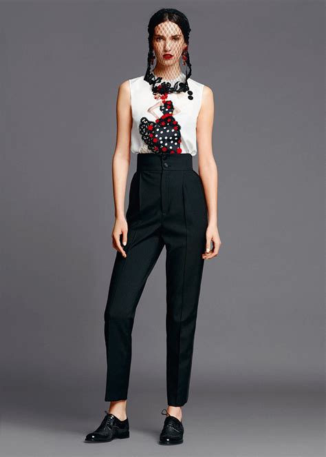 dolce gabbana pants women|dolce and gabbana top pants.